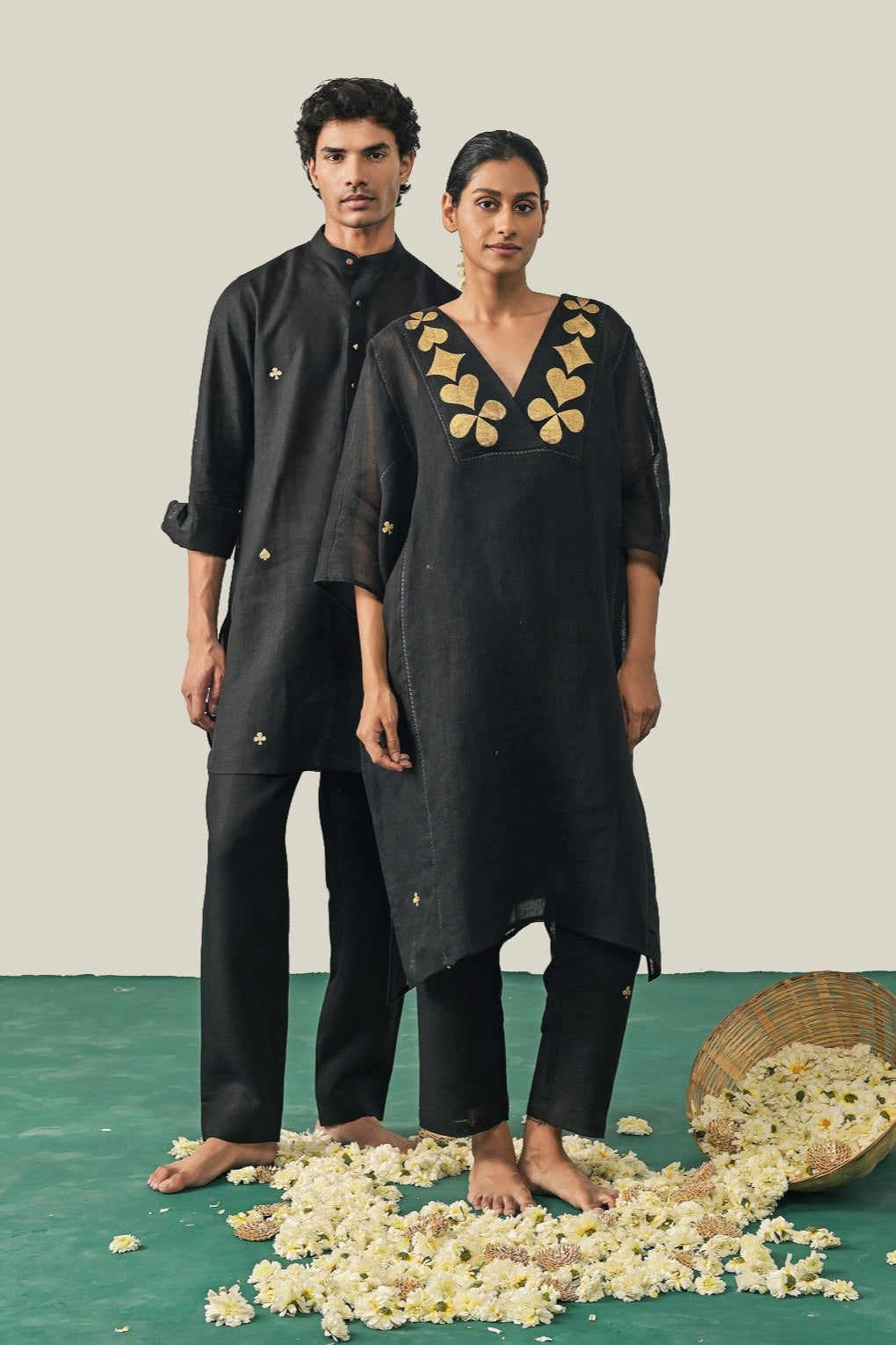 Lord of the Deck Kurta - Black