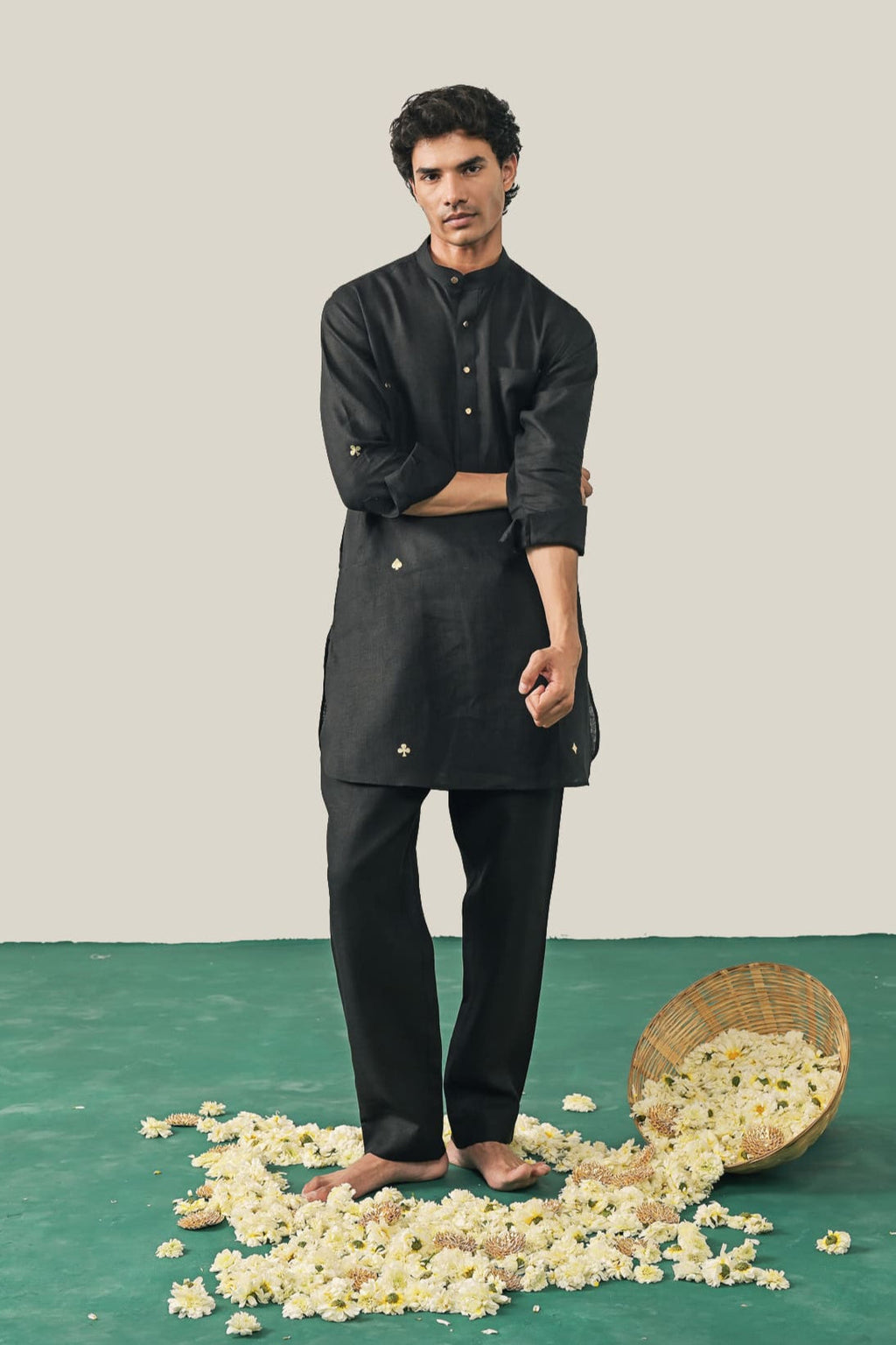 Lord of the Deck Kurta - Black