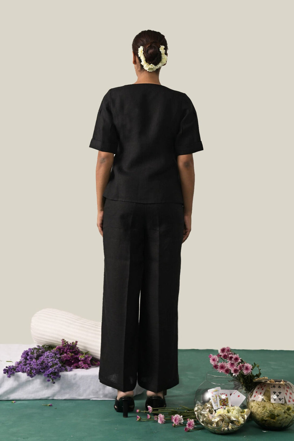 The Blackjack Heiress Top - Black