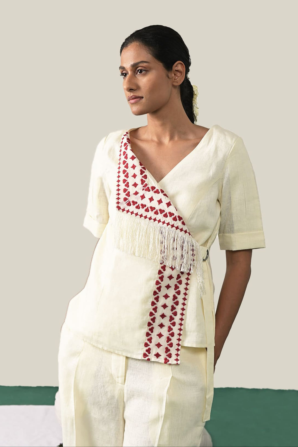 The Blackjack Heiress Top - Off White