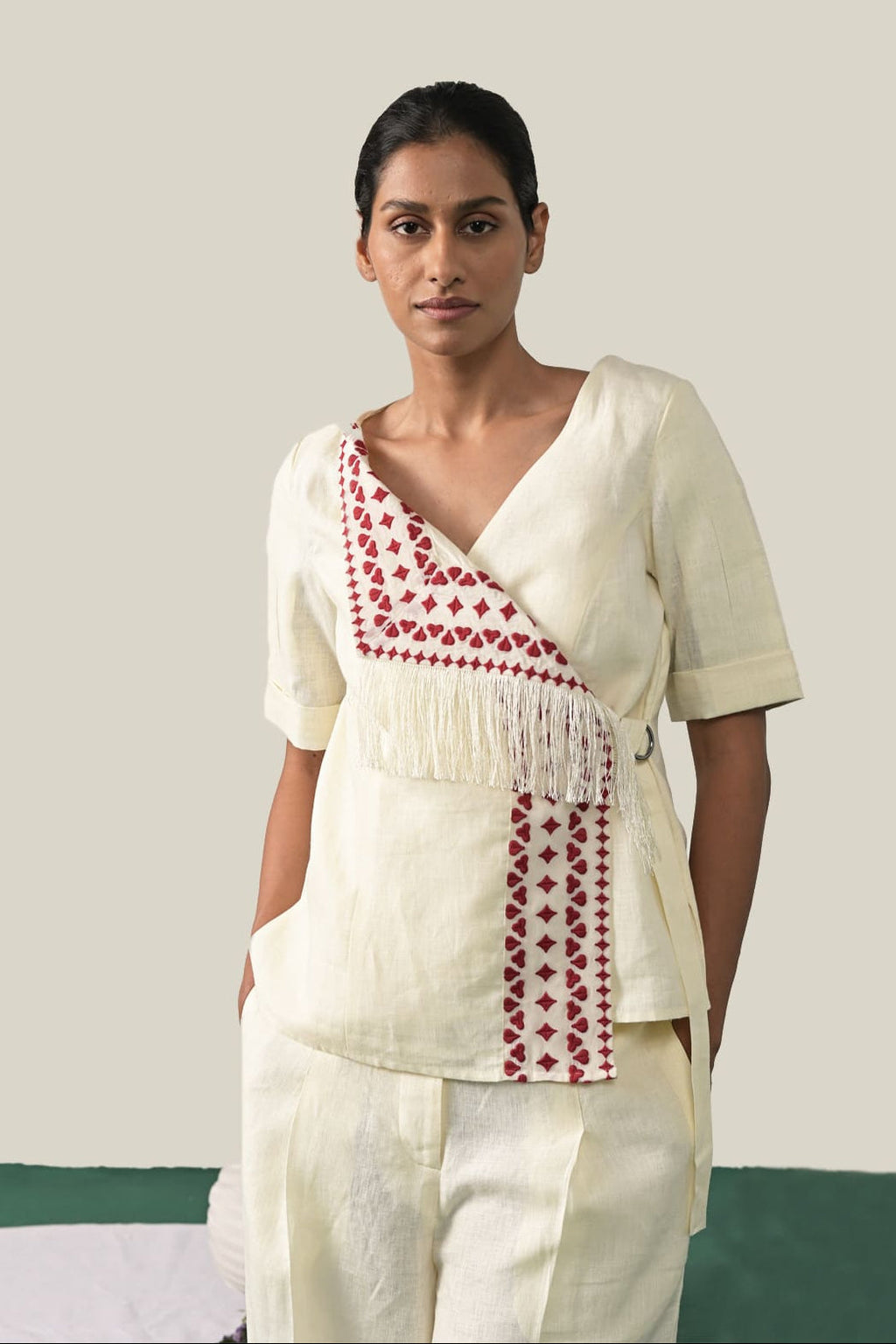 The Blackjack Heiress Top - Off White