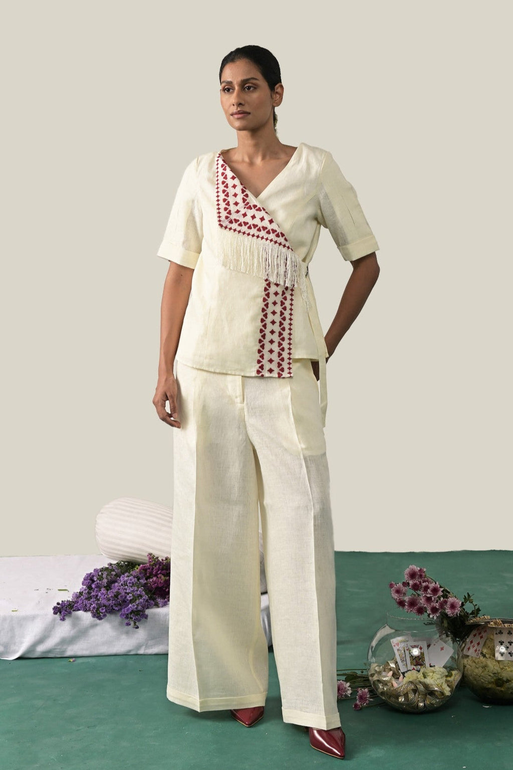 The Blackjack Heiress Top - Off White