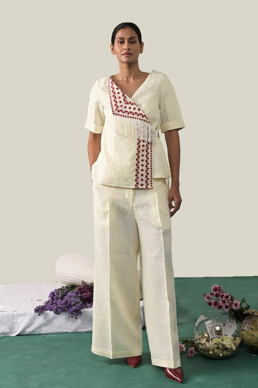 The Blackjack Heiress Top - Off White