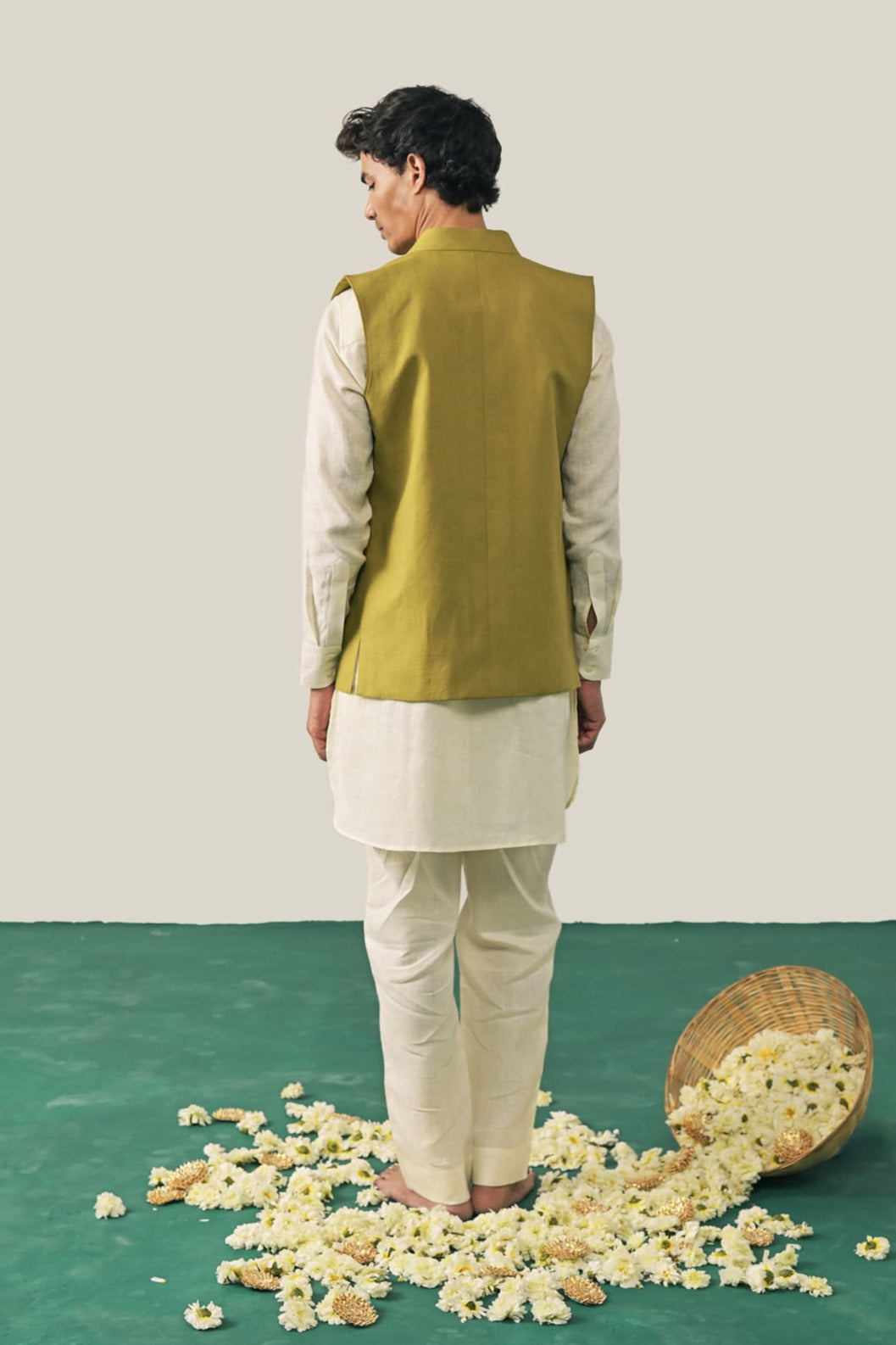 The Wild Card Prince Waistcoat - Olive