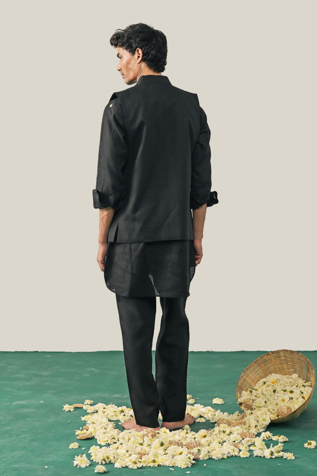 The Wild Card Prince Waistcoat - Black