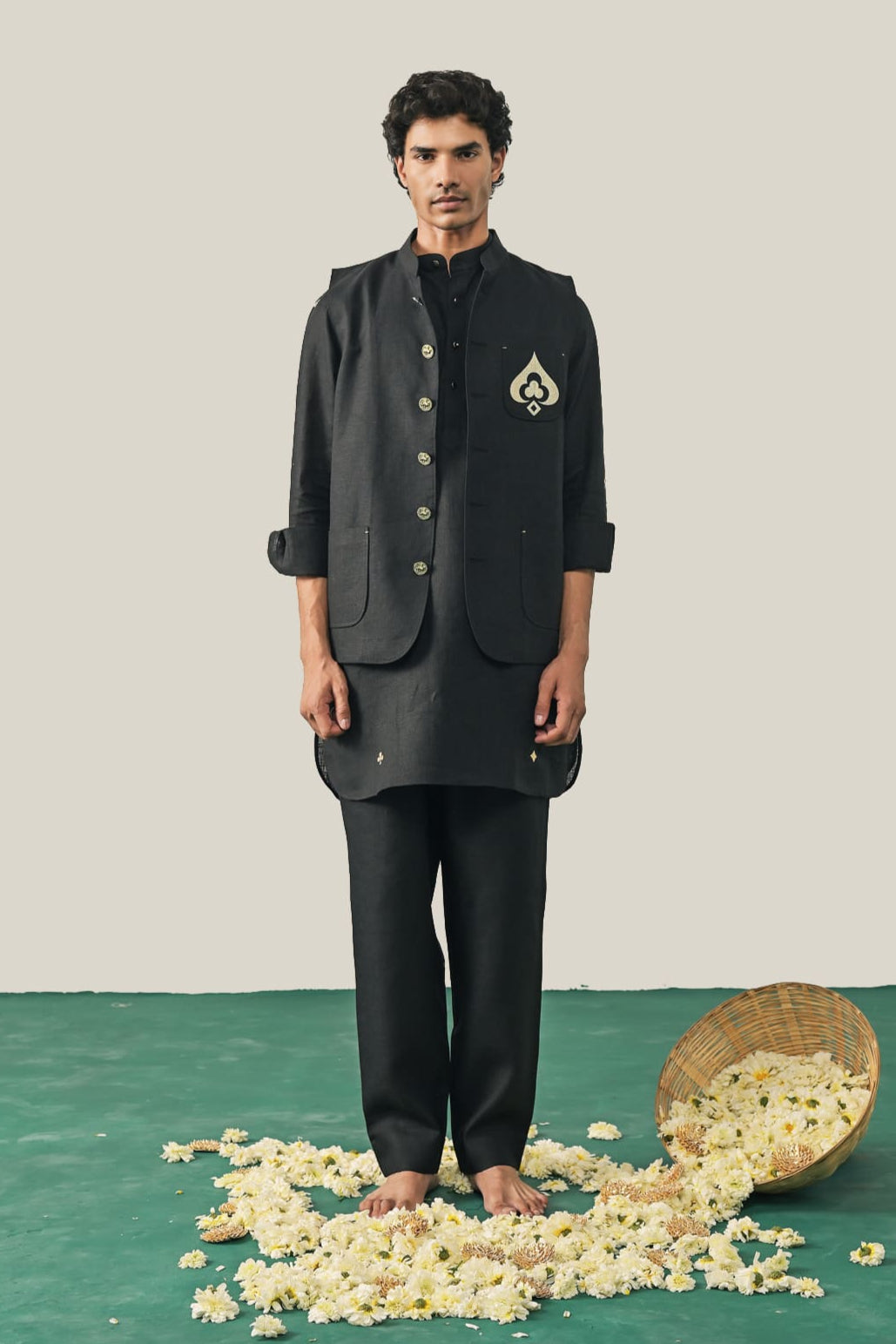 The Wild Card Prince Waistcoat - Black